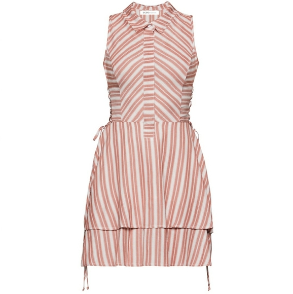 Striped Side Lace Dress - Picture 8 of 10